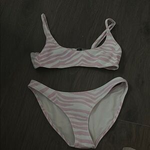 Triangl Swimwear Pink Zebra Bikini